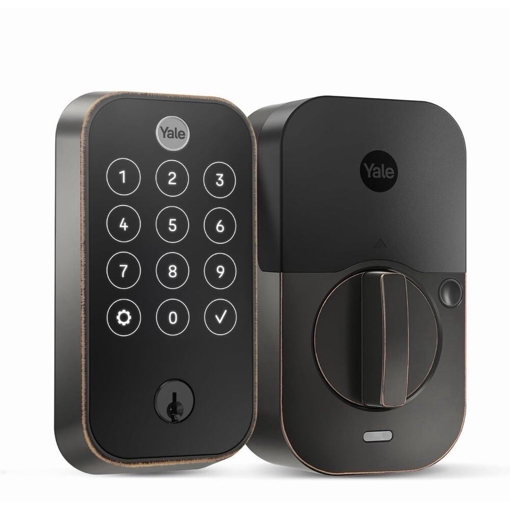 Yale Assure Lock 2 Black Touch Suede Smart Bluetooth Touchscreen Keypad Lock